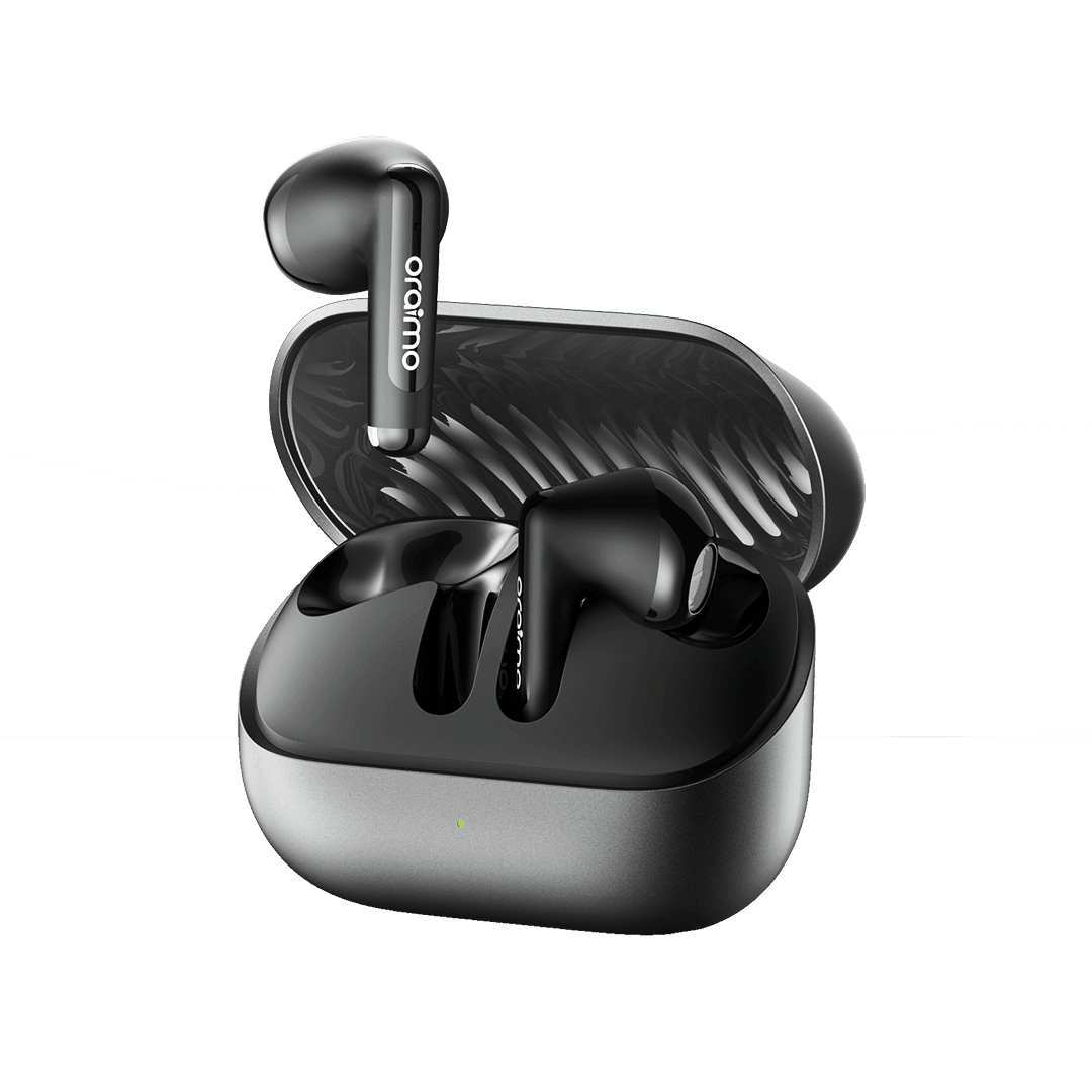 Oraimo SpaceBuds Air+ Écouteurs True Wireless avec Finition Métallique et Résistance