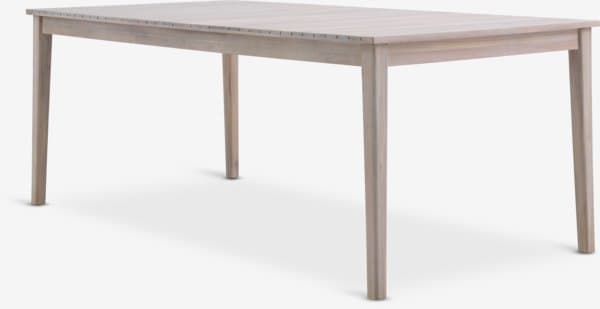 JYSK Table de jardin KOLLEN l100xL205 bois massif