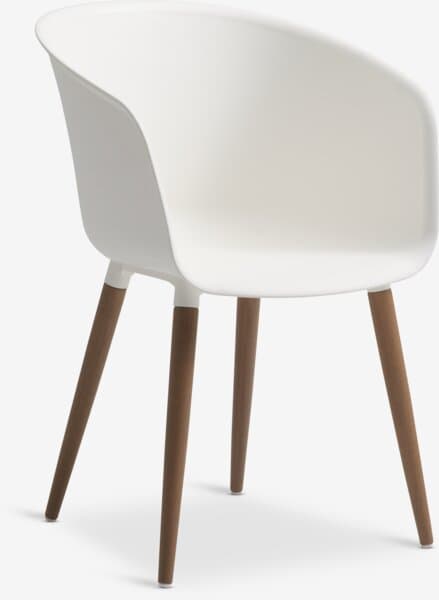 JYSK Chaise de jardin KOSTERVIG blanc