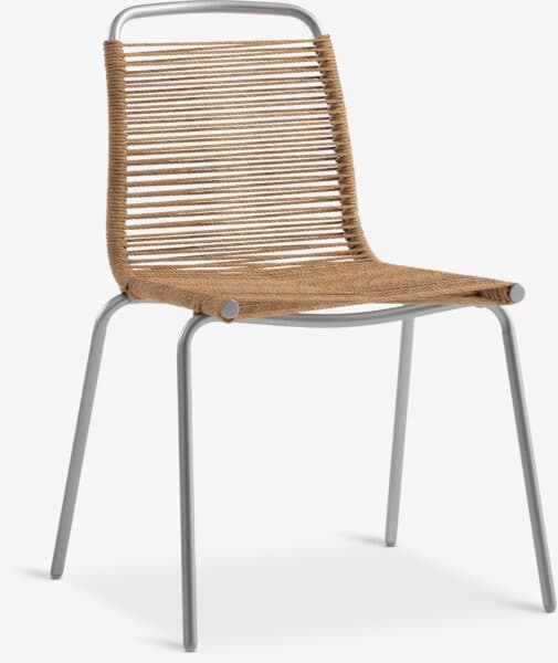 JYSK Chaise empilable MIDDAGSBERGET naturel chez JYSK