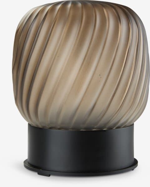 JYSK Lampe à piles MEJSE Ø14xH17cm brun clair