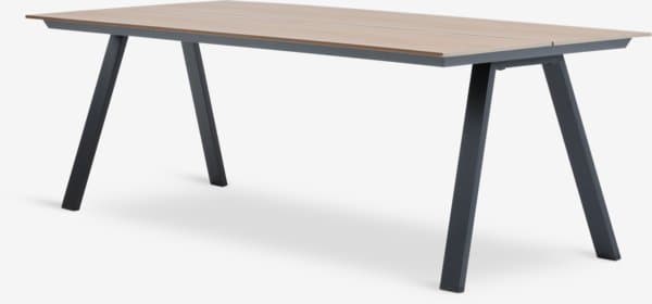 JYSK Table de jardin FAUSING l100xL220 naturel