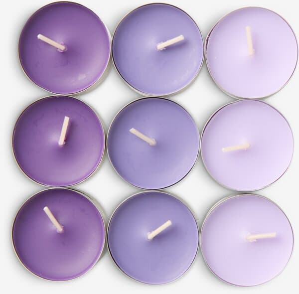 JYSK Bougies chauffe-plat KENNI 18pcs/pqt lavande chez JYSK