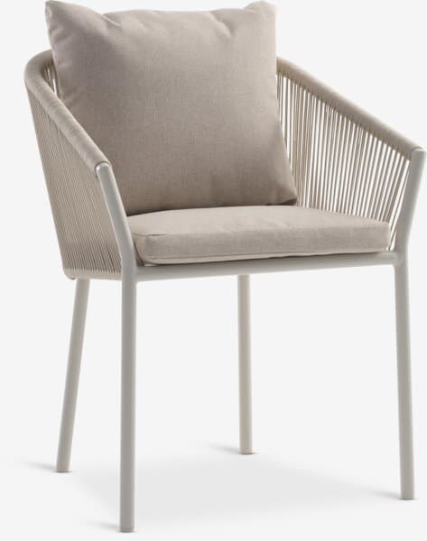 JYSK GILJA Chaises de jardin en métal et polyrotin