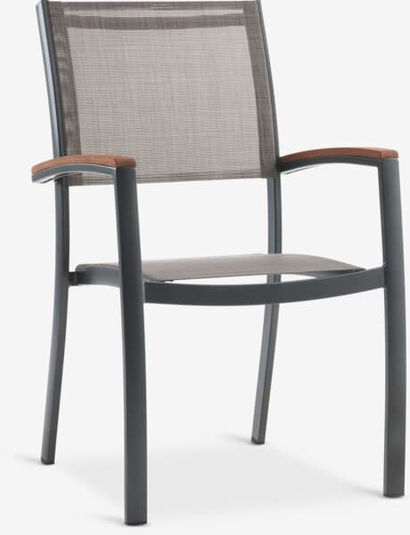 JYSK Chaise empilable SIRDAL gris chez JYSK
