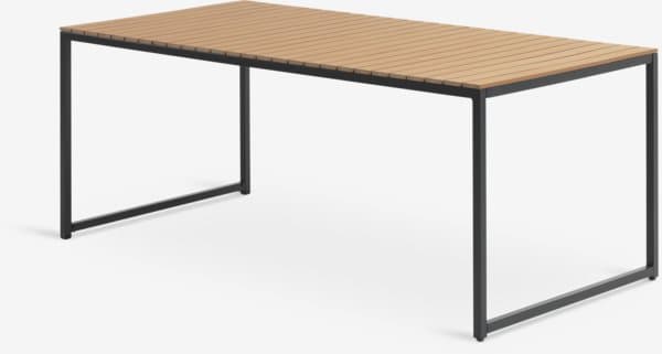 JYSK Table de jardin DAGSVAD l90xL190 naturel