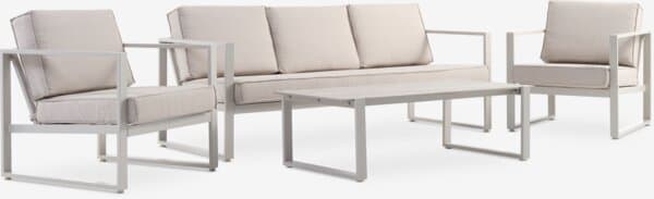 JYSK Salon de jardin VONGE 5pers. Beige