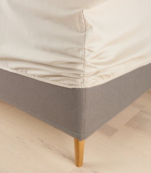 JYSK Drap-housse Satin TINE 90x200x35 beige