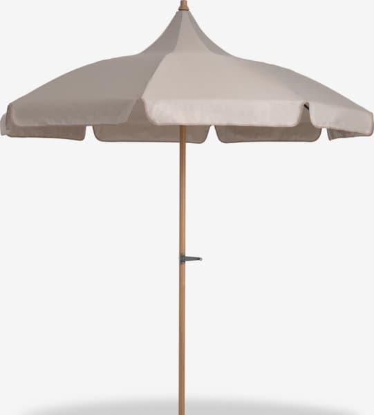 JYSK Parasol KELDERVIG Ø200 sable foncé