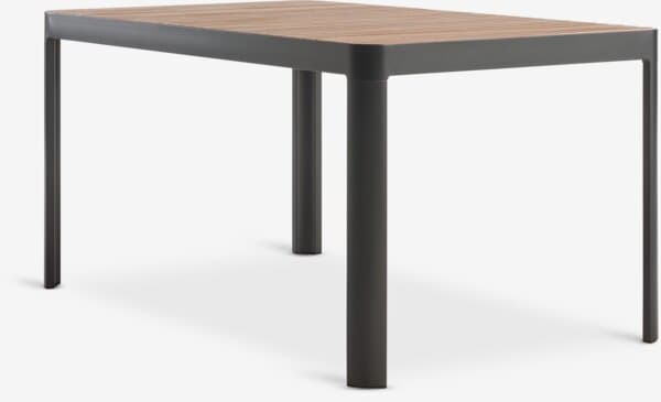JYSK Table de jardin SIRDAL l91xL149 bois massif chez JYSK