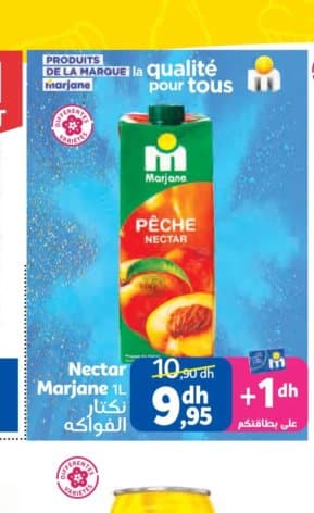 Nectar Marjane 1L Pêche