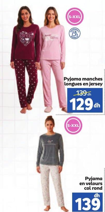 Marjane Pyjama manches longues en jersey