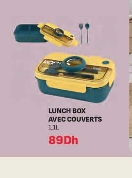 Kitea LUNCH BOX AVEC COUVERTS