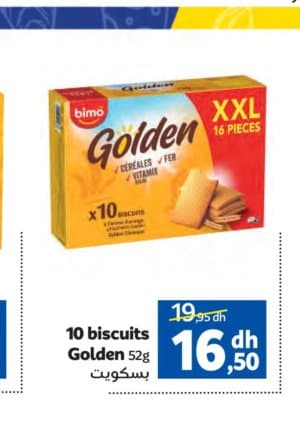 Marjane 10 biscuits Golden 52g