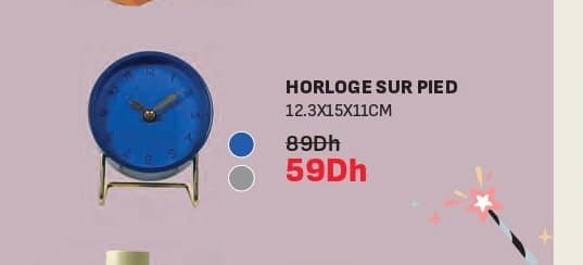 Kitea Horloge sur pied 12.3x15x11cm