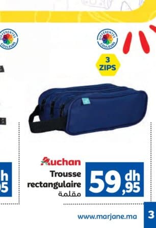 Marjane Auchan Trousse rectangulaire
