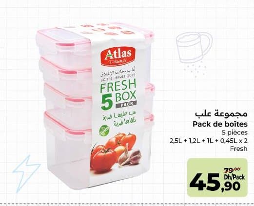 Carrefour Pack de boîtes Fresh chez Carrefour