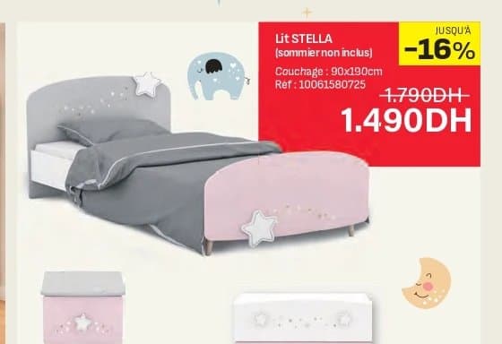 Kitea Lit STELLA (sommier non inclus)