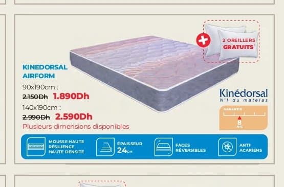 Kitea Matelas Kinedorsal Airform