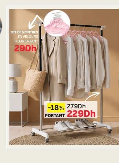 Kitea Portant à vêtements chez Kitea