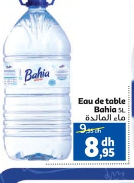 Marjane Eau de table Bahia 5L