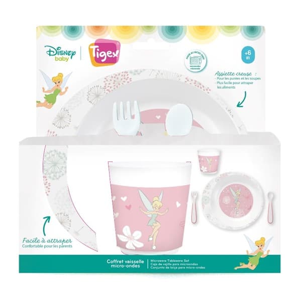 Toys and Kids COFFRET VAISSELLE MICRO-ONDES FEE CLOCHETTE - TIGEX
