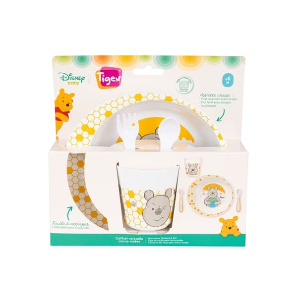 Toys and Kids COFFRET VAISSELLE MICRO-ONDES WINNIE L’OURSON - TIGEX