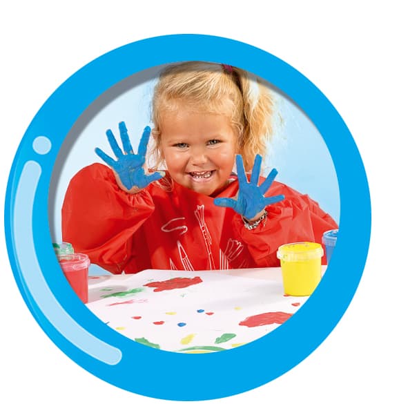 Toys and Kids KIT DE 4 POT DE PEINTURE A DOIGTS 4 COULEURS X 145ML - SES CREATIVES chez Toys and Kids