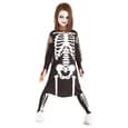 Déguisement De Squelette Halloween Fille chez Wlidaty