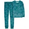 Grenouillère Pyjama 2 Pièces Enfant En Velours À Motif Smiley chez Wlidaty