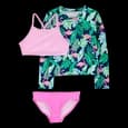 Maillot De Bain 3 Pièces Anti-uv Fille Carter's - Tropical chez Wlidaty