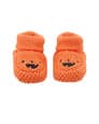 Chaussons Au Crochet Citrouille Bébé Carter's - Orange chez Wlidaty