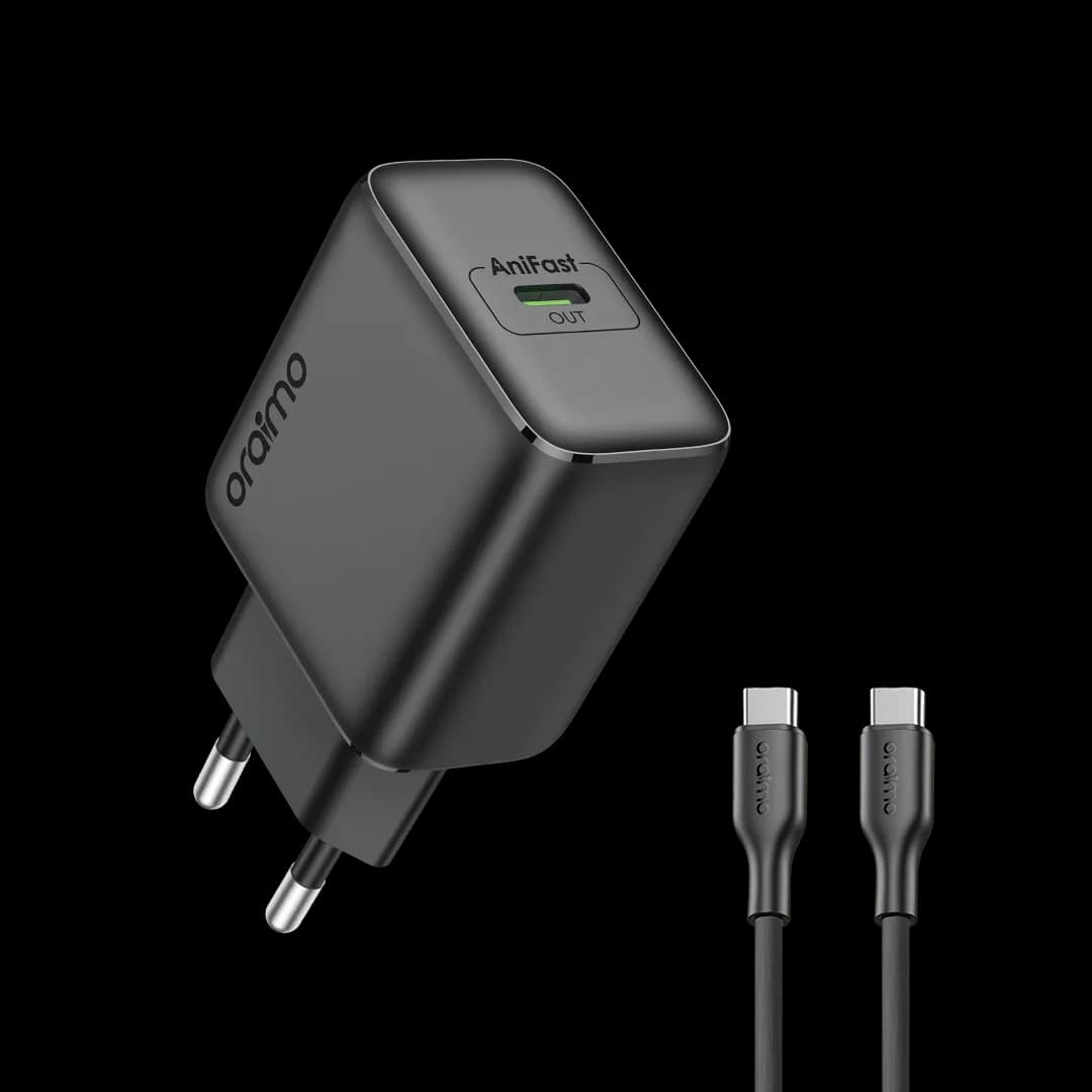 Oraimo PowerGaN 251 25W GaN Fast Mini Charger Set chez oraimo