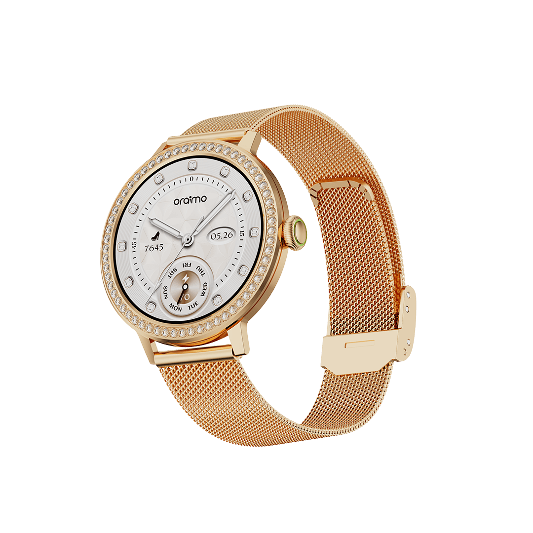 Oraimo Watch Muse 2 Montre Connectée AMOLED 1,32” au Design Diamant chez oraimo