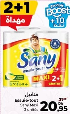 Carrefour Essuie-tout Sany Maxi chez Carrefour
