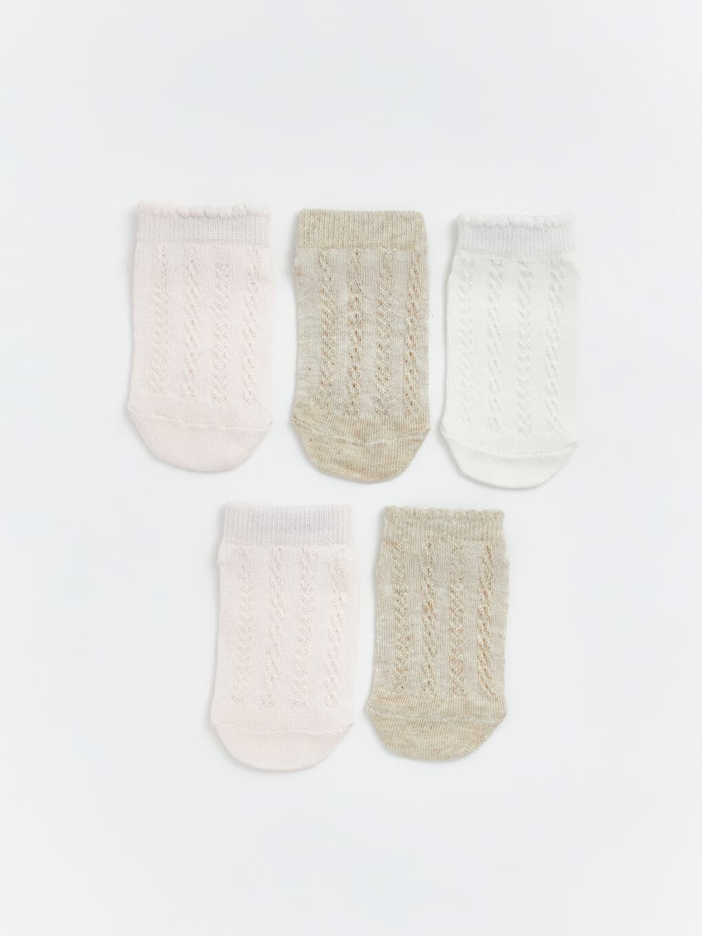 LC Waikiki Lot De 5 Paires De Chaussettes À La Cheville Pour Bébé Fille