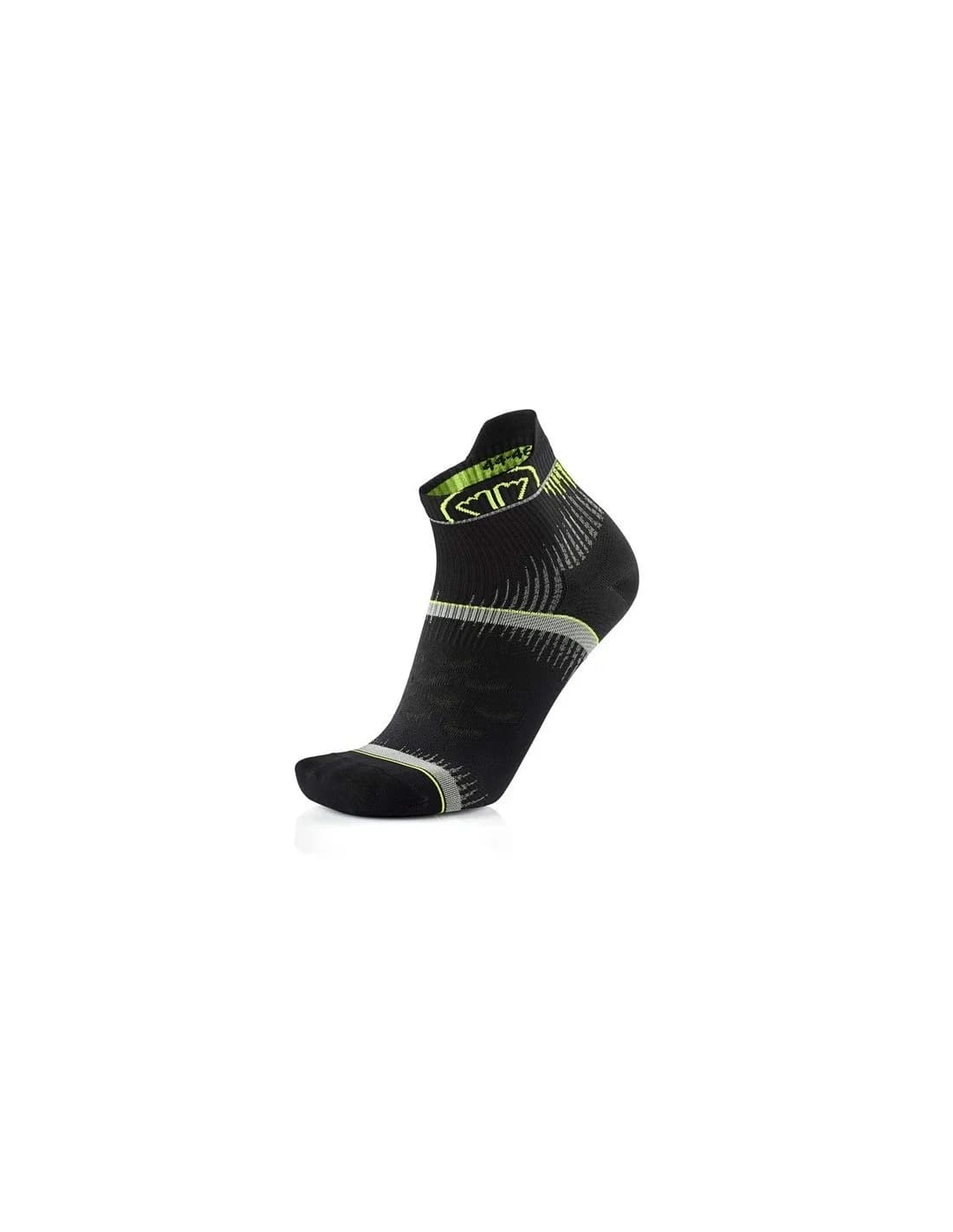 Chaussettes Sidas De Course À Pied - Run Ultra Noir/jaune Adultes chez Sporteo