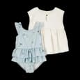 Maillot De Bain & Sortie De Bain Bébé Fille Carter's - Bleu Clair & Ivoire chez Wlidaty