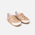 Cuteshez Sandales Premiers Pas En Cuir Souple - Beige chez Wlidaty