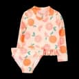 Maillot De Bain 2 Pièces Anti-uv Fille Carter's - Orange chez Wlidaty