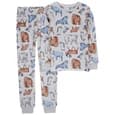 Ensemble Pyjama 2 Pièces Enfant En Velours Motif Forêt chez Wlidaty