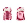 Chaussons Au Crochet À Rayures Bébé Carter's - Rouge & Blanc chez Wlidaty