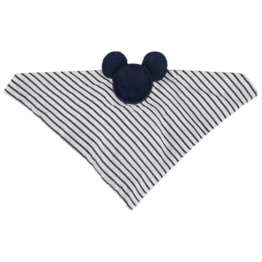 Orchestra Doudou mouchoir rayé Mickey Disney pour bébé garçon chez Orchestra